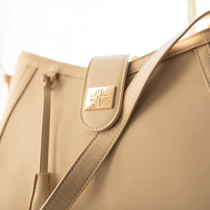 MARIA Satchel Handbag | Bare Sand