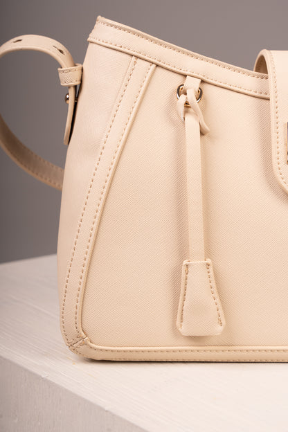 MARIA Satchel Handbag | Bare Sand