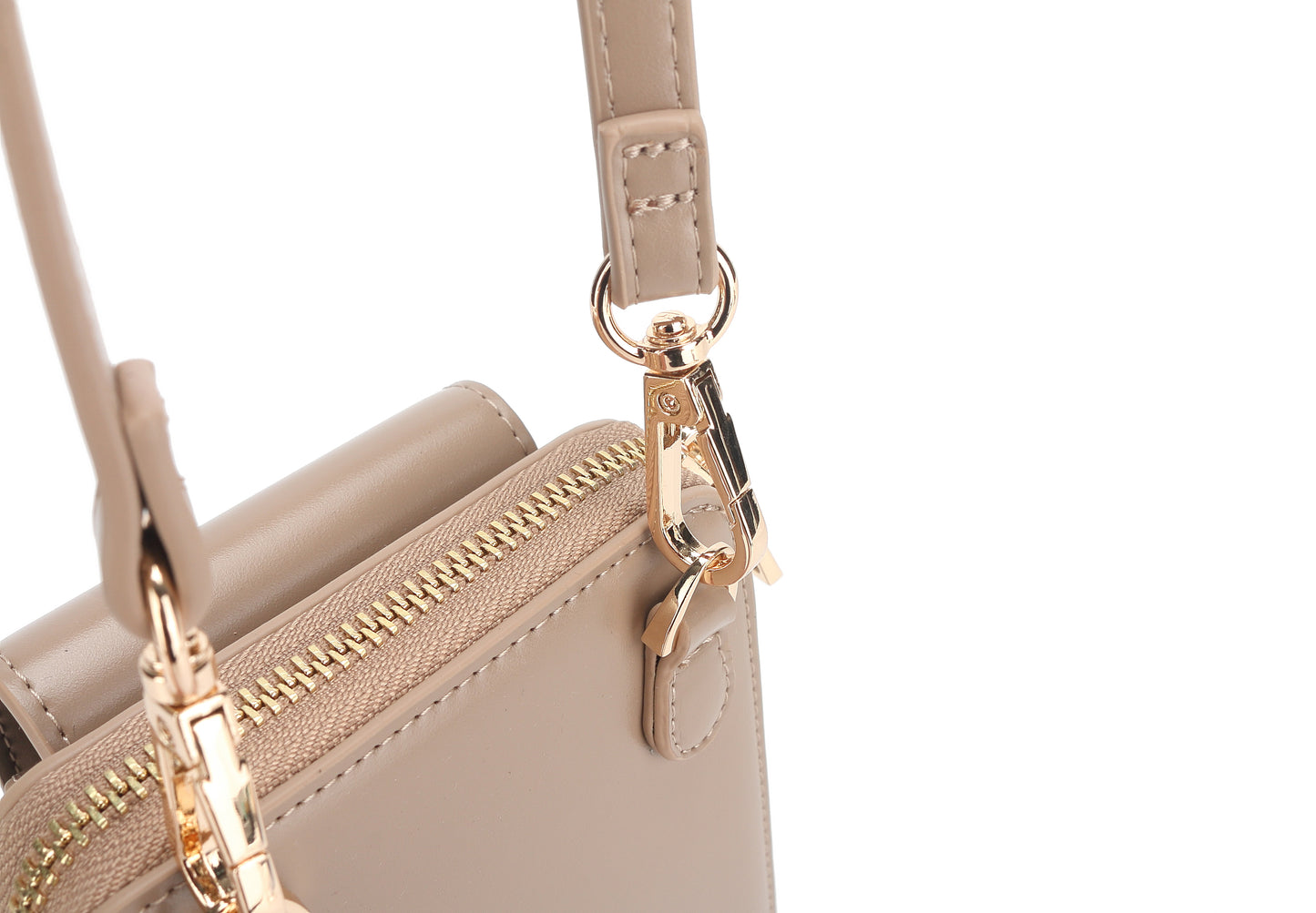 JODI Crossbody Wallet | Taupe