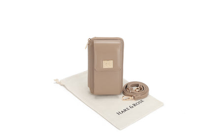 JODI Crossbody Wallet | Taupe