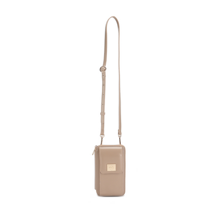 JODI Crossbody Wallet | Taupe