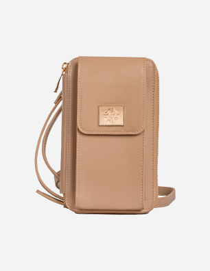 JODI Crossbody Wallet | Taupe